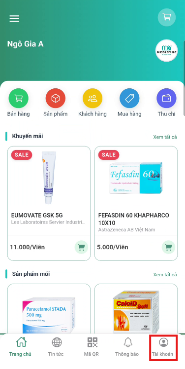 Hướng dẫn sử dụng App MediS