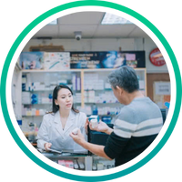 Nhà thuốc 1 chủ đứng bán